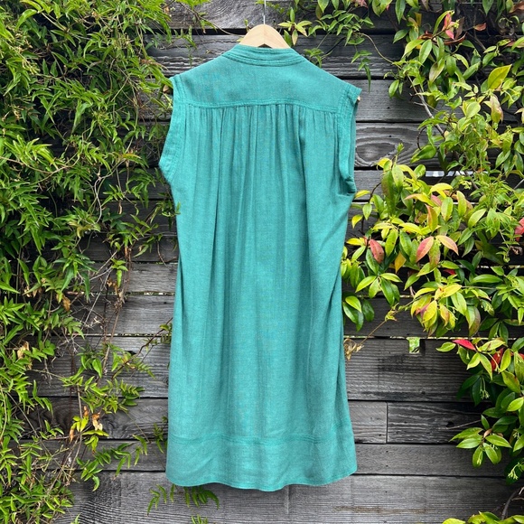 Isabel Marant Etoile - Green Sleeveless top w/laced detail Size 40/L - Picture 2 of 5